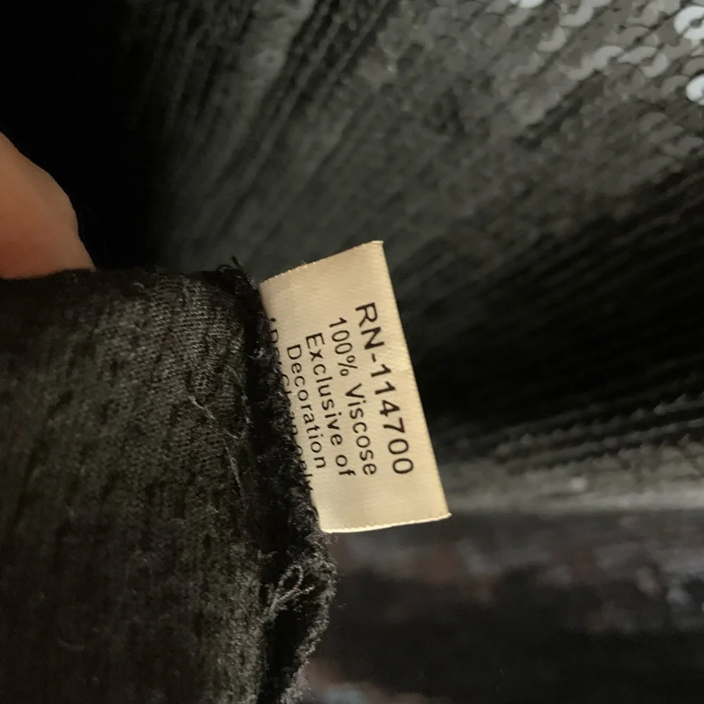 Chan Luu * Beautiful * Long Black Sequin Maxi Skirt - Picture 9 of 9